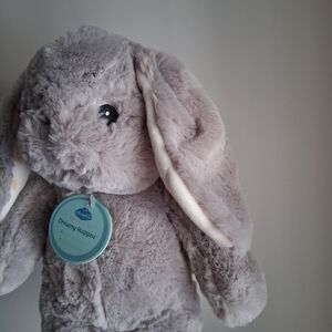 Gray Plush Bunny Toy